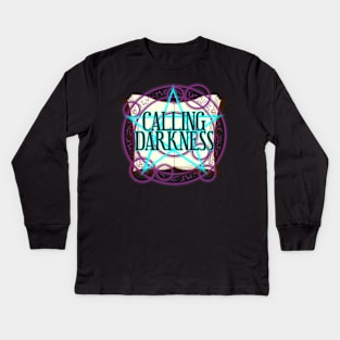 Calling Darkness Book Logo Kids Long Sleeve T-Shirt